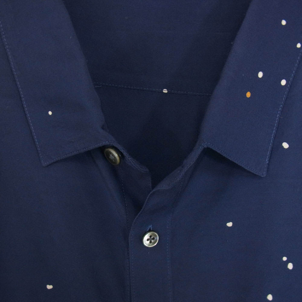 PORTER CLASSIC ポータークラシック 20SS HONOLULU MOON NIGHT ALOHA SHIRT ホノルル ムーンナイト アロハシャツ ハワイアンシャツ ネイビー系 XL【中古】