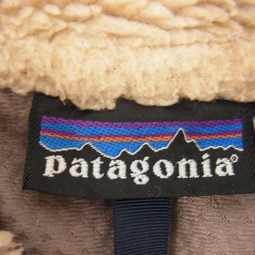 patagonia パタゴニア 01AW 23044 01年 USA製 CLASSIC RETRO X VEST クラシック レトロX フリース ベスト ベージュ系 M【中古】