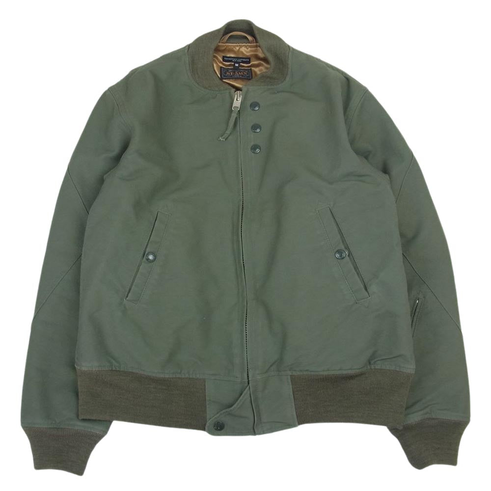 Engineered Garments エンジニアードガーメンツ × BEAMS PLUS ビームスプラス MA-1 ミリタリー ボンバー ジャケット カーキ系 M【中古】