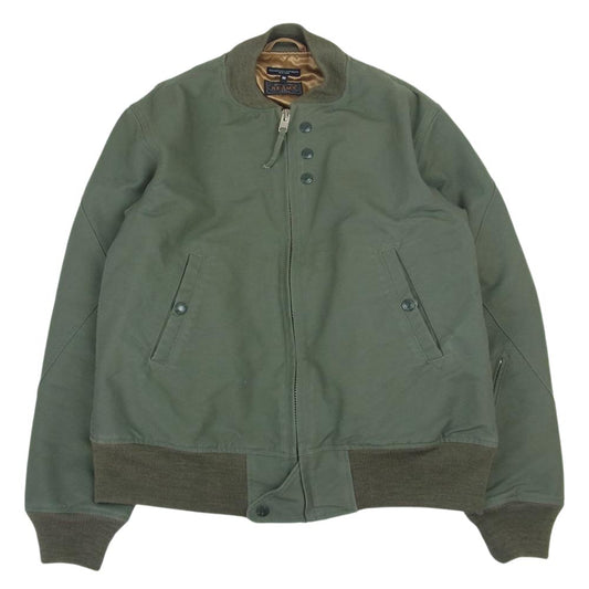 Engineered Garments エンジニアードガーメンツ × BEAMS PLUS ビームスプラス MA-1 ミリタリー ボンバー ジャケット カーキ系 M【中古】