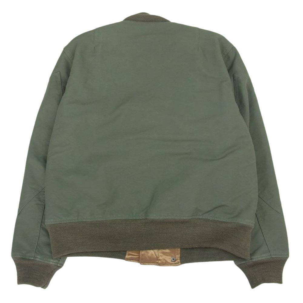 Engineered Garments エンジニアードガーメンツ × BEAMS PLUS ビームスプラス MA-1 ミリタリー ボンバー ジャケット カーキ系 M【中古】