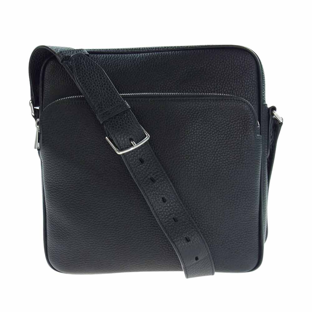 BALLY バリー CROSS BODY SOREL ソレル レザー ショルダーバッグ ブラック系【極上美品】【中古】