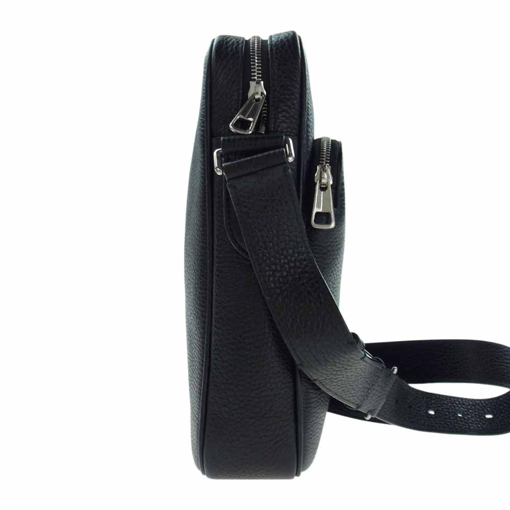 BALLY バリー CROSS BODY SOREL ソレル レザー ショルダーバッグ ブラック系【極上美品】【中古】