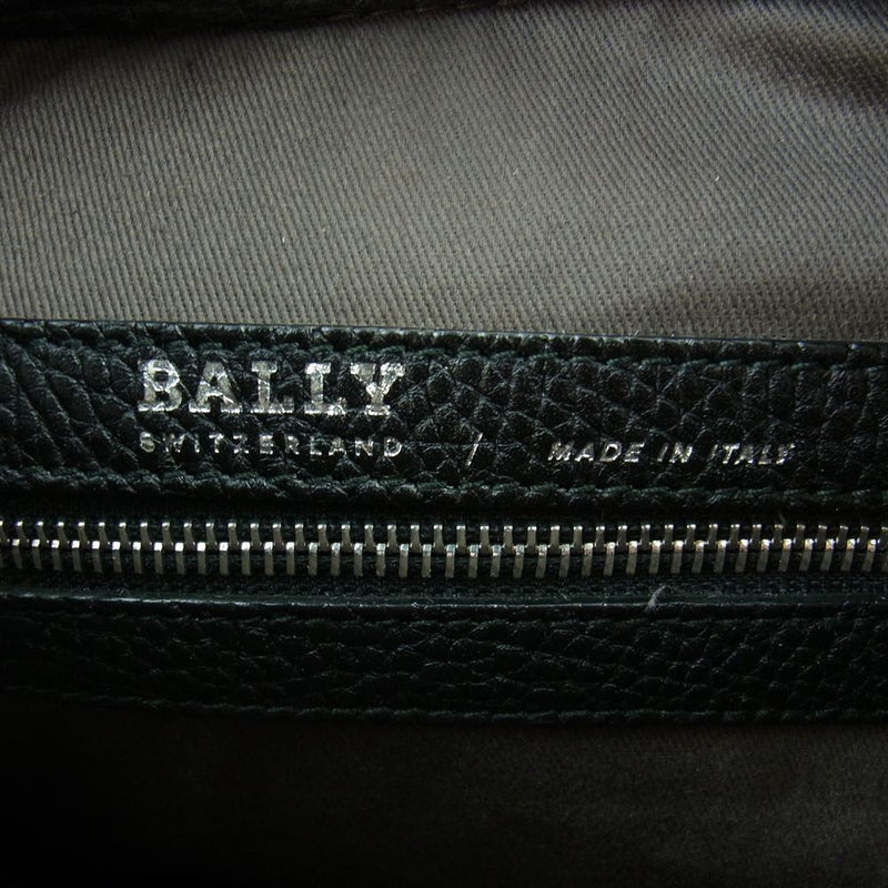 BALLY バリー CROSS BODY SOREL ソレル レザー ショルダーバッグ ブラック系【極上美品】【中古】