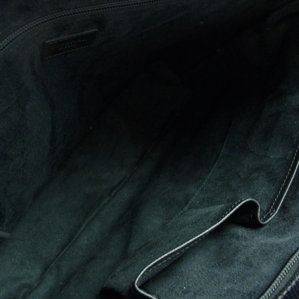 セラピアン SSAFSMLL6647-M40 SAFFIANO TOTE BAG サフィアーノ レザー 2WAY トートバッグ ブリーフケース ブラック系【極上美品】【中古】
