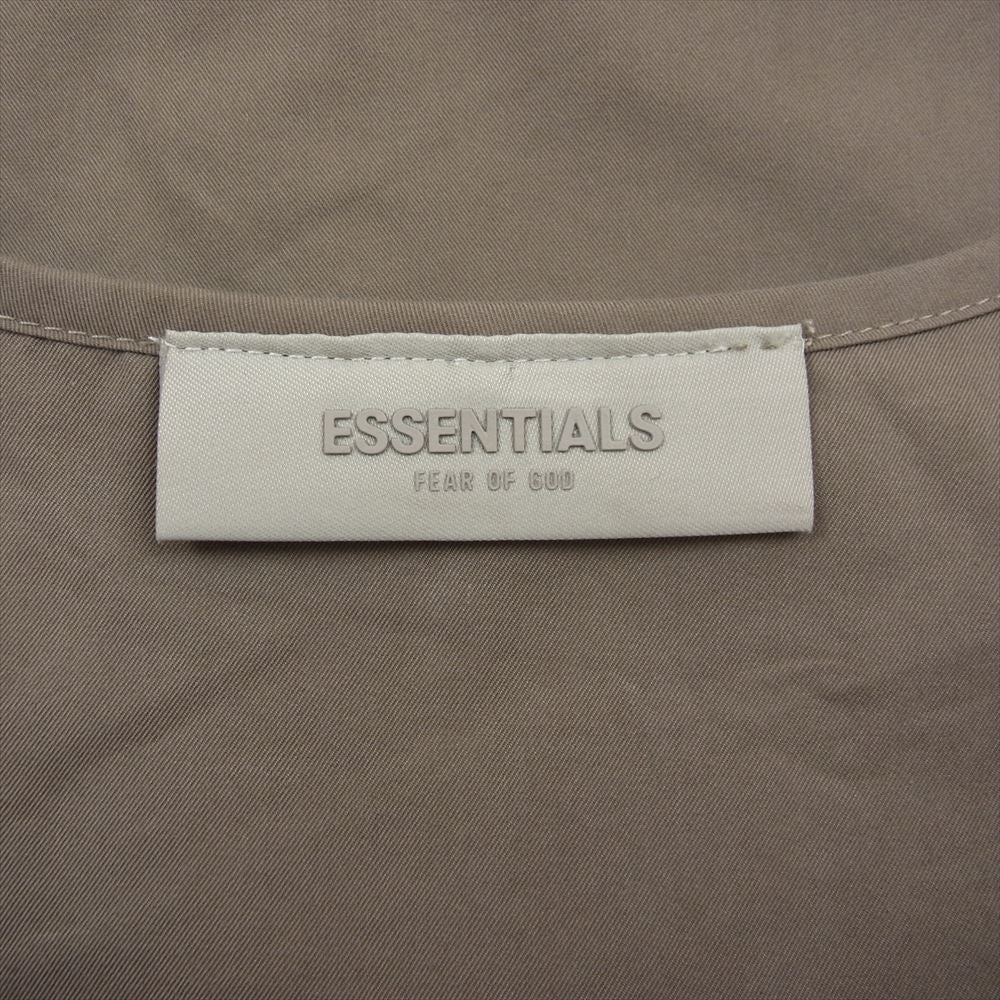 FEAR OF GOD フィアオブゴッド 22AW ESSENTIALS エッセンシャルズ Work Vest ワーク ベスト カーキ系 L【中古】