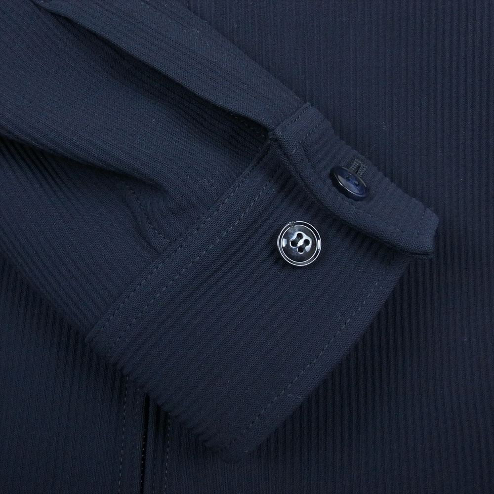GIORGIO ARMANI ジョルジオアルマーニ 22AW 2WGGG0TU 国内正規品 イタリア製 VIRGIN WOOL CASUAL JACKET バージンウール カジュアル ジャケット ネイビー系 52R【美品】【中古】