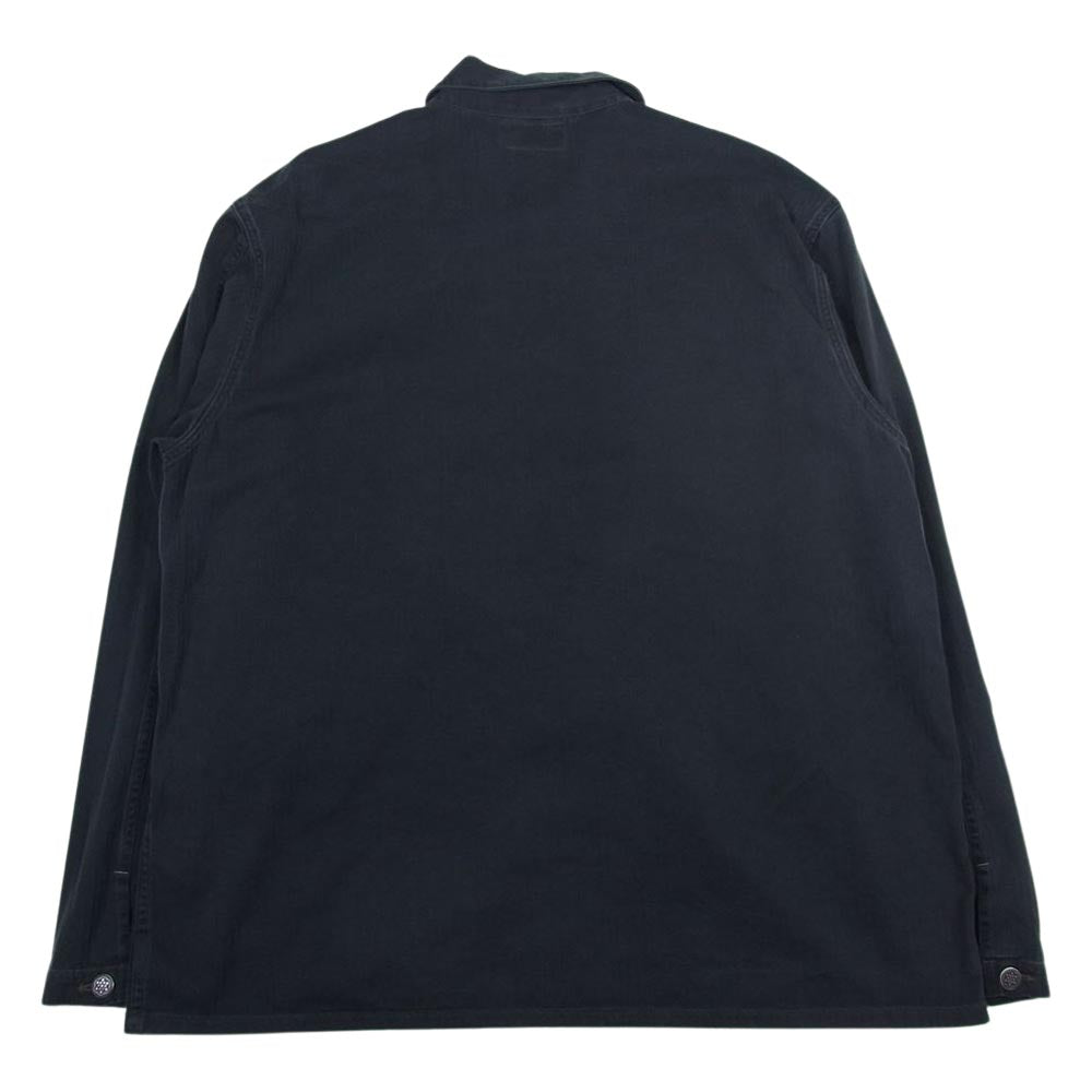 RRL ダブルアールエル へリンボーン カバーオール ジャケット グレー系 XL【美品】【中古】