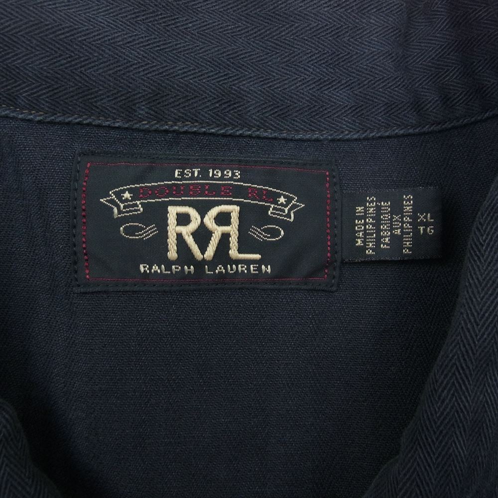 RRL ダブルアールエル へリンボーン カバーオール ジャケット グレー系 XL【美品】【中古】