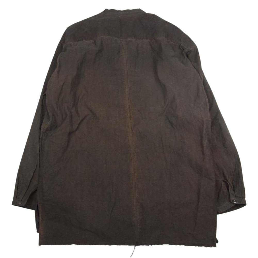 コトル LEAF VEIN REVERSIBLE JACKET リーフヴェイン リバーシブル 柿渋染め ジャケット  ブラウン系 3【美品】【中古】