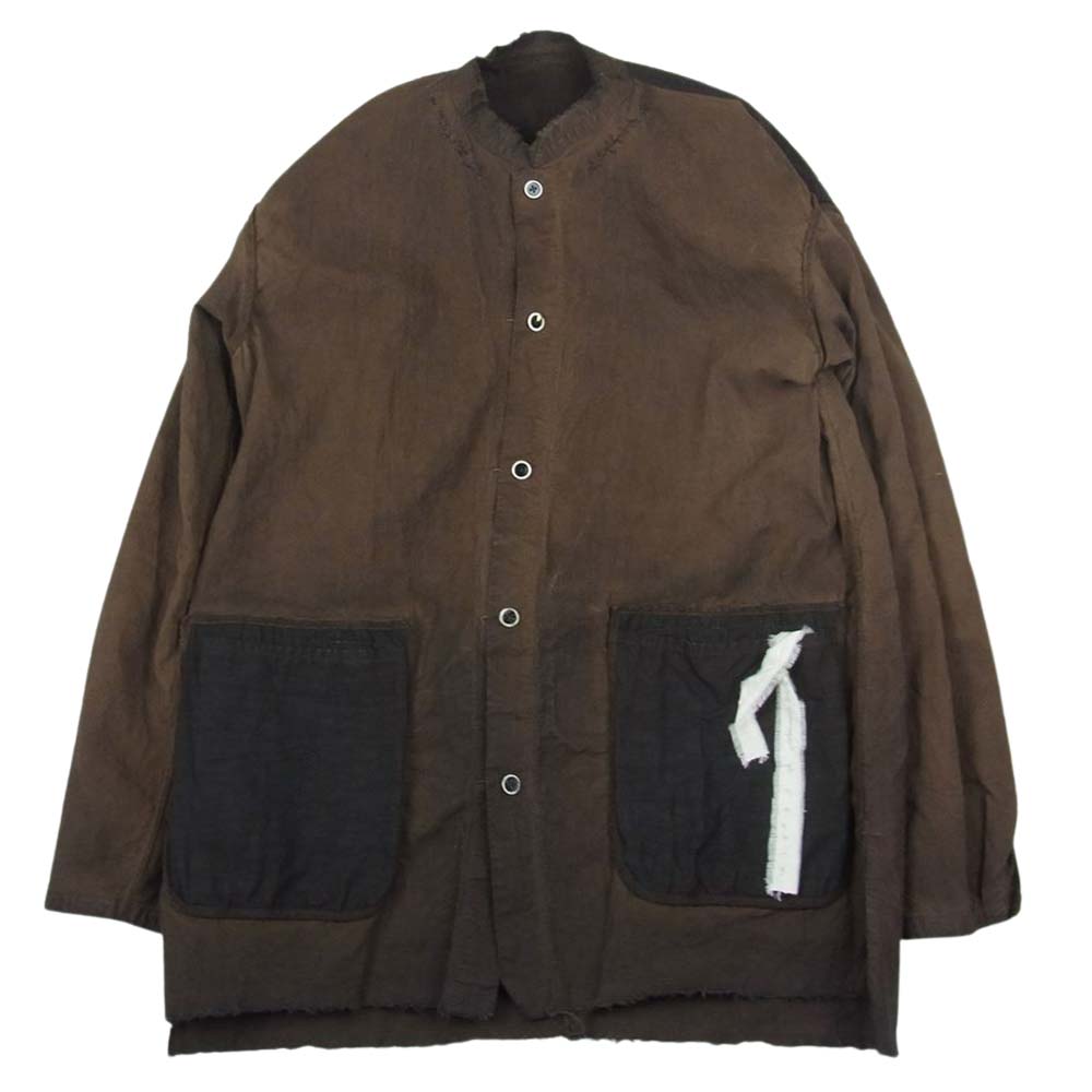 コトル LEAF VEIN REVERSIBLE JACKET リーフヴェイン リバーシブル 柿渋染め ジャケット  ブラウン系 3【美品】【中古】