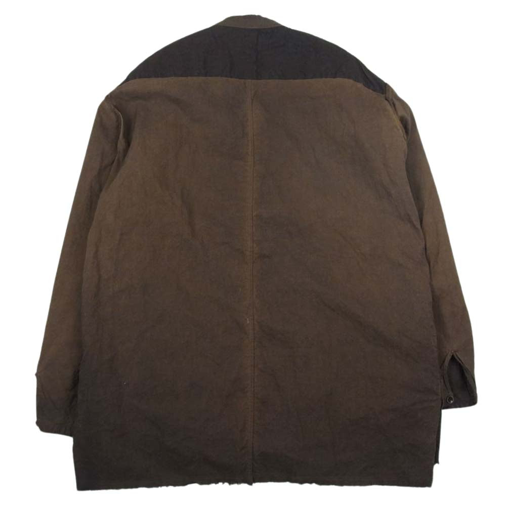 コトル LEAF VEIN REVERSIBLE JACKET リーフヴェイン リバーシブル 柿渋染め ジャケット  ブラウン系 3【美品】【中古】