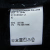 UNDERCOVER アンダーカバー 23SS U11C4502-2 Undercoverism アンダーカバイズム Dリング サイドジッパー コットン パンツ ブラック系 4【美品】【中古】