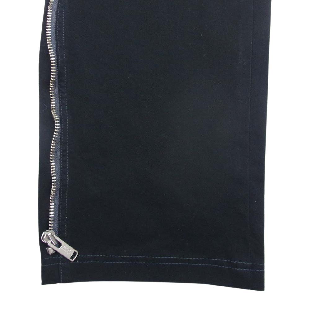 UNDERCOVER アンダーカバー 23SS U11C4502-2 Undercoverism アンダーカバイズム Dリング サイドジッパー コットン パンツ ブラック系 4【美品】【中古】