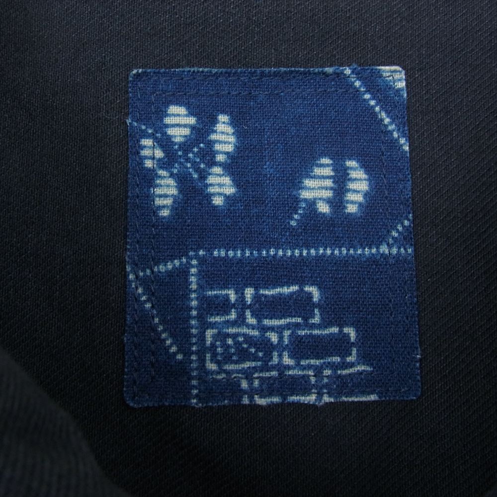VISVIM ビズビム 0222905006001 Indigo Camping Trailer ICT インディゴキャンピングトレーラー SS 101 VEST CMYK DMGD デニム 後染め ベスト ブラック系 5【中古】