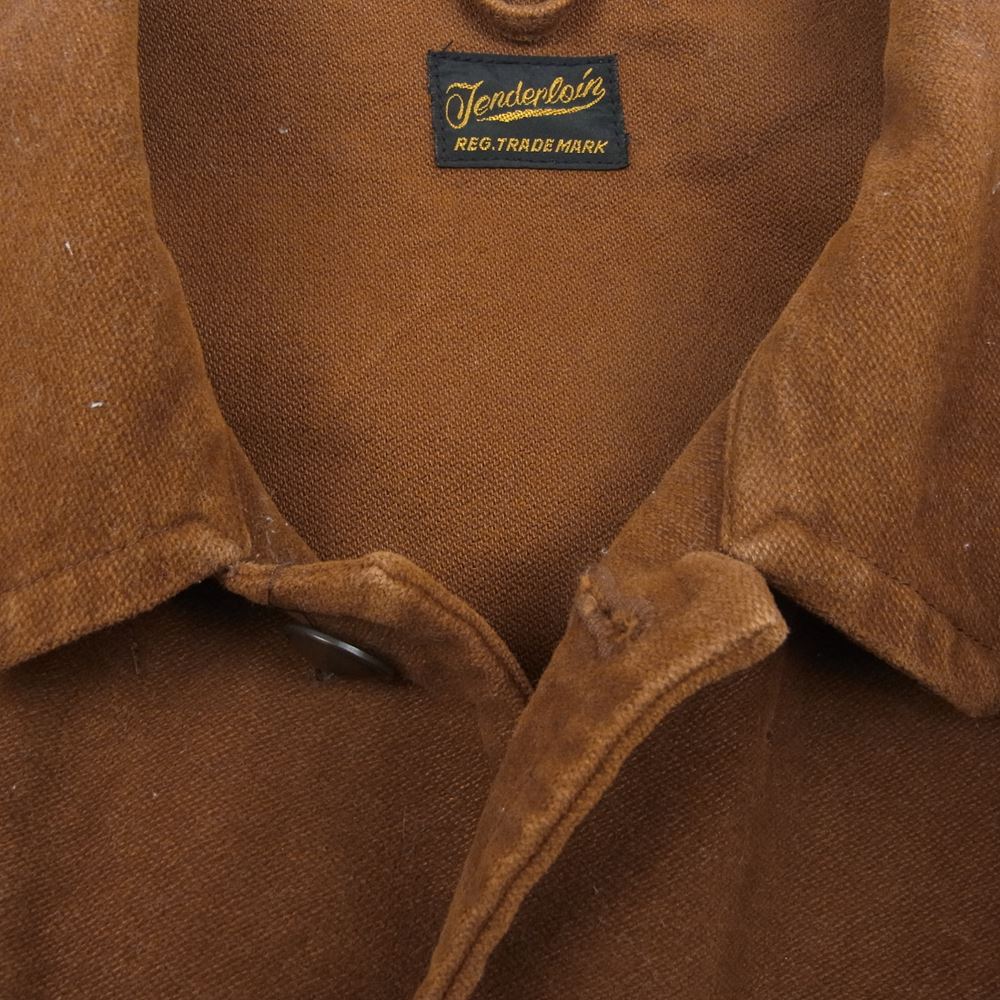 TENDERLOIN テンダーロイン T-MOLESKIN JKT モールスキン ジャケット ブラウン系 S【中古】