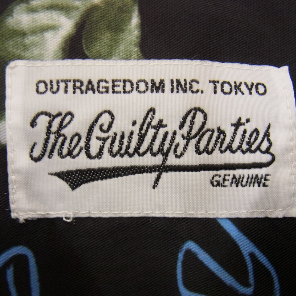 WACKO MARIA ワコマリア 21SS HAWAIIAN SHIRT S/S TYPE3 ハワイアン シャツ アロハ 半袖シャツ ブラック系 M【中古】