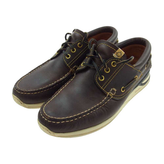 VISVIM ビズビム  13AW 0113302002001 AMERICANA DECK-FOLK アメリカーナ デッキ フォルク シューズ ブラウン系 US11　29.0cm【中古】