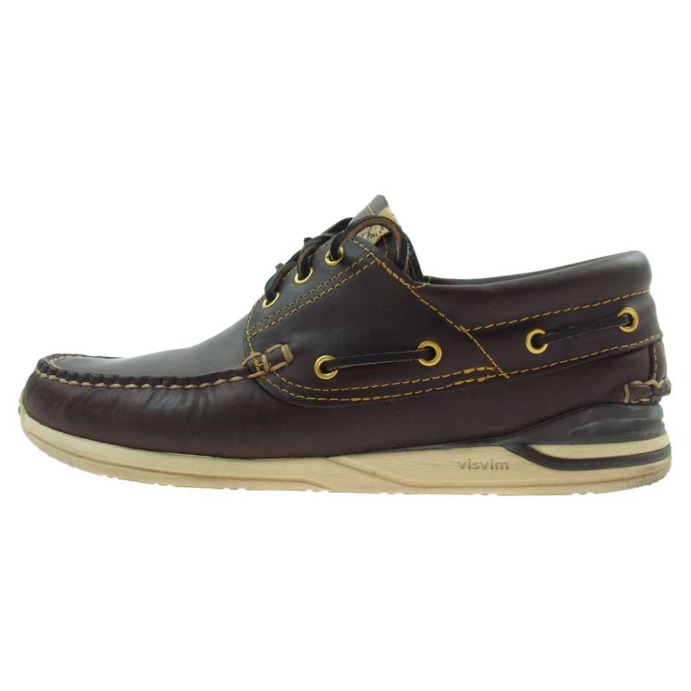 VISVIM ビズビム  13AW 0113302002001 AMERICANA DECK-FOLK アメリカーナ デッキ フォルク シューズ ブラウン系 US11　29.0cm【中古】