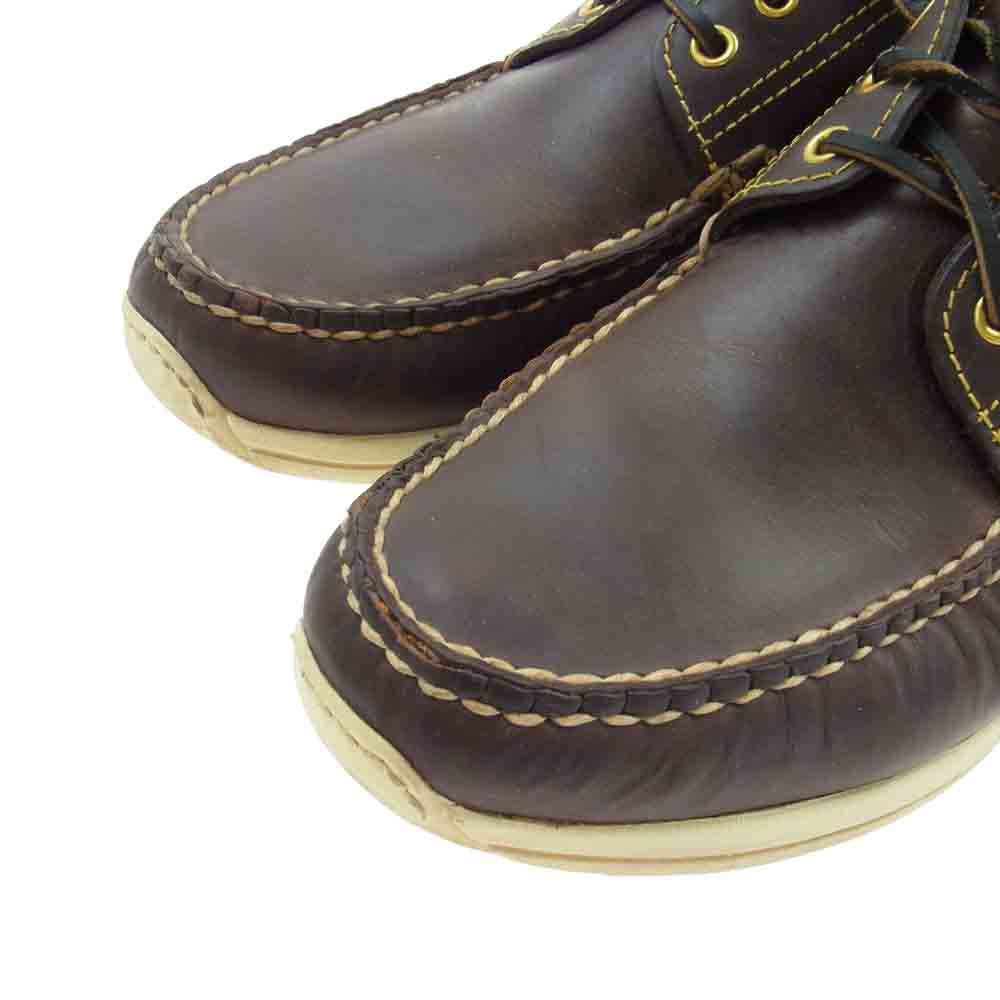VISVIM ビズビム  13AW 0113302002001 AMERICANA DECK-FOLK アメリカーナ デッキ フォルク シューズ ブラウン系 US11　29.0cm【中古】