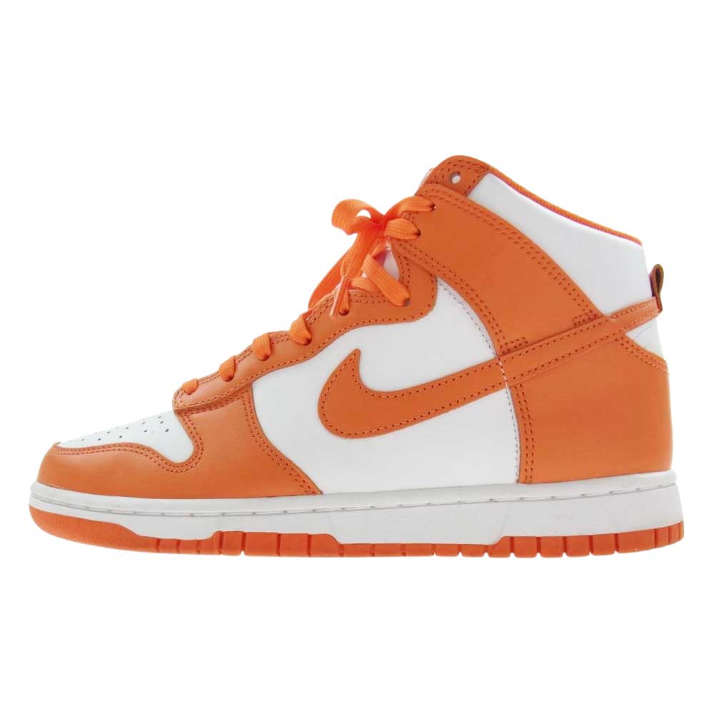 NIKE ナイキ DD1399-101 DUNK HI RETRO SYRACUSE ダンク ハイ スニーカー ホワイト系 オレンジ系 26cm【中古】