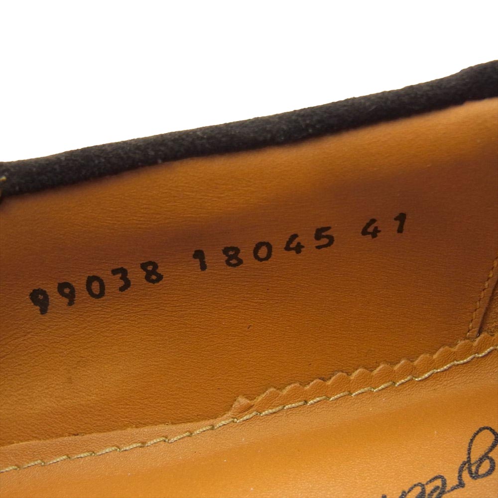 JALAN SRIWIJAYA ジャランスリウァヤ green label relaxing グリーンレーベルリラクシング 別注 4EYELET MOCCASINS 4アイレット スエード モカシン ダークブラウン系 41【極上美品】【中古】