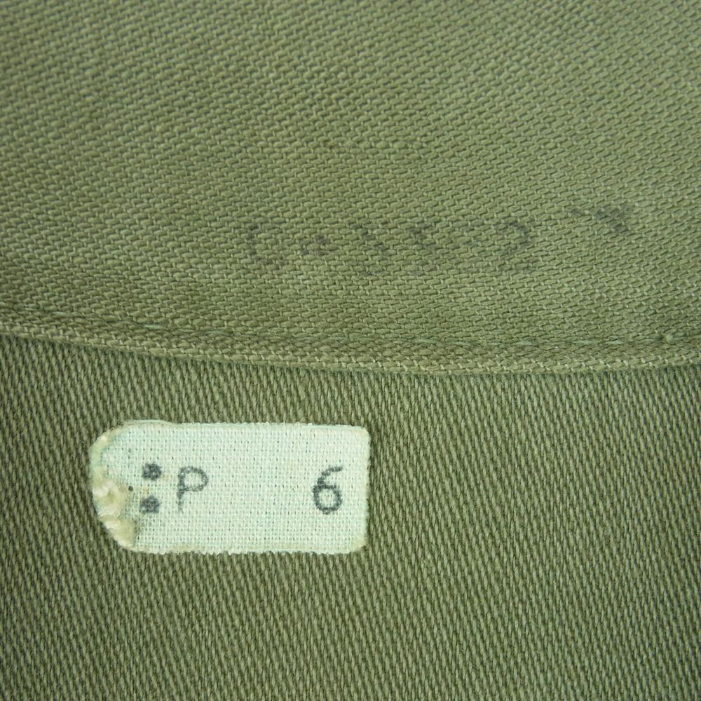 米軍 ヴィンテージ ミリタリー ジャケット ワッペン付 カーキ系 サイズ表記なし【中古】