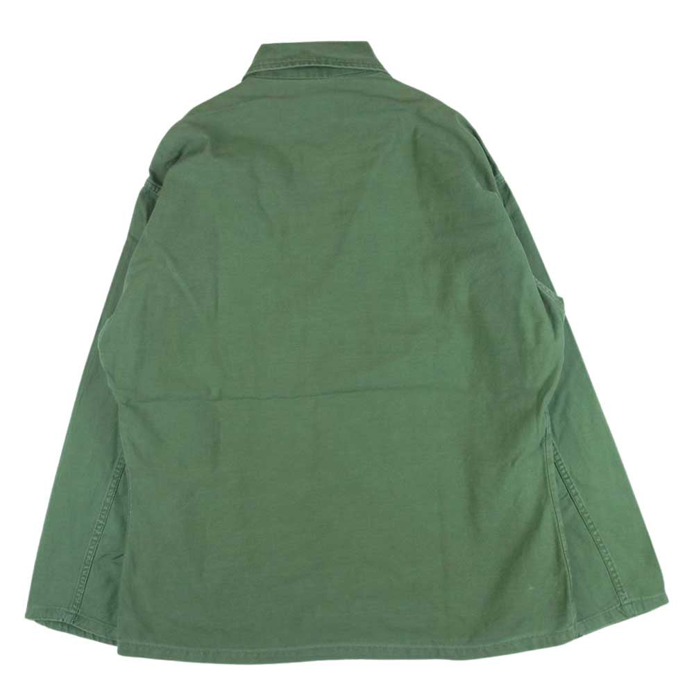 米軍 ヴィンテージ ミリタリー ジャケット ワッペン付 カーキ系【中古】