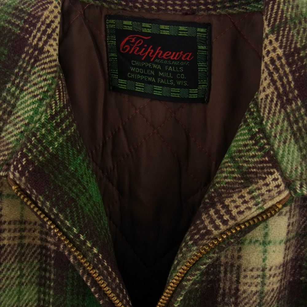 Chippewa チペワ 50's vintage CHIPPEWA ヴィンテージ チペワ ウール ジャケット ブラウン系 グリーン系【中古】