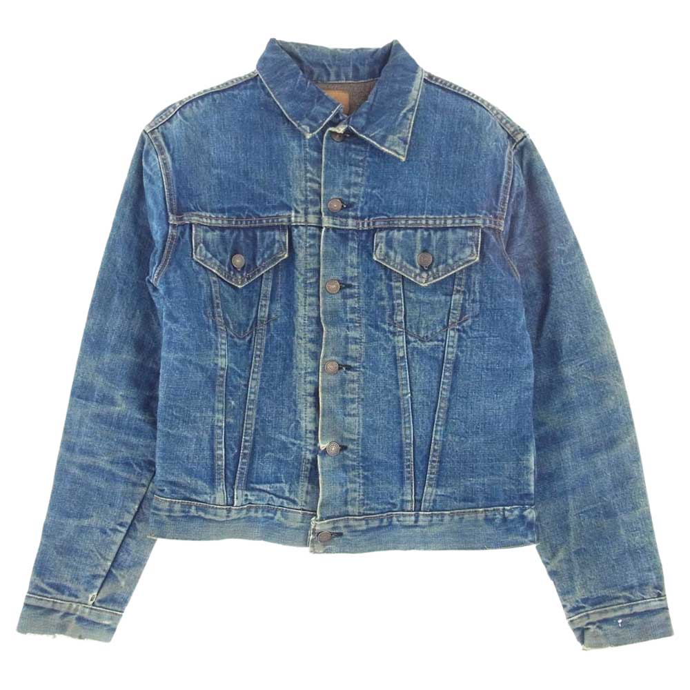 Levi's リーバイス ヴィンテージ オリジナル 70505 TROY ブランケット ライナー タブ無し ケアラベル無し デニム ジャケット インディゴブルー系【中古】