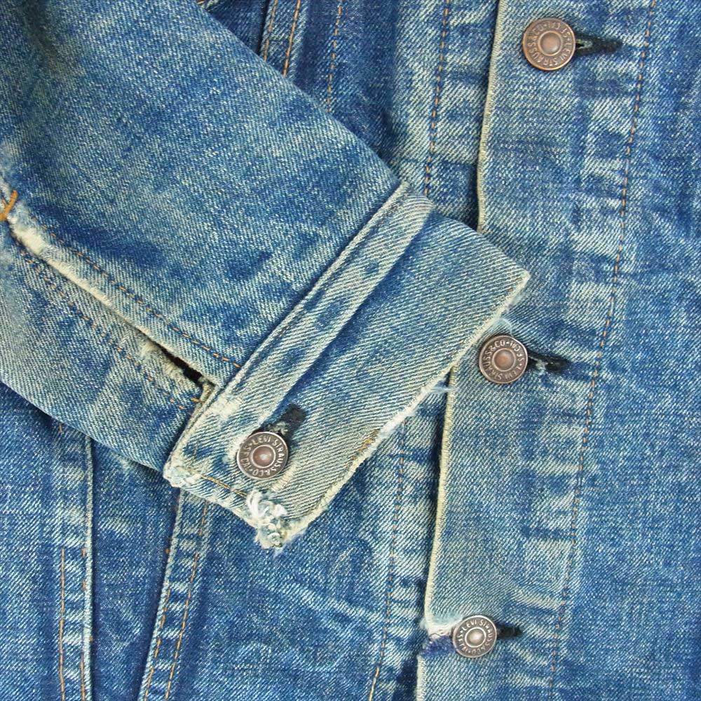 Levi's リーバイス ヴィンテージ オリジナル 70505 TROY ブランケット ライナー タブ無し ケアラベル無し デニム ジャケット インディゴブルー系【中古】