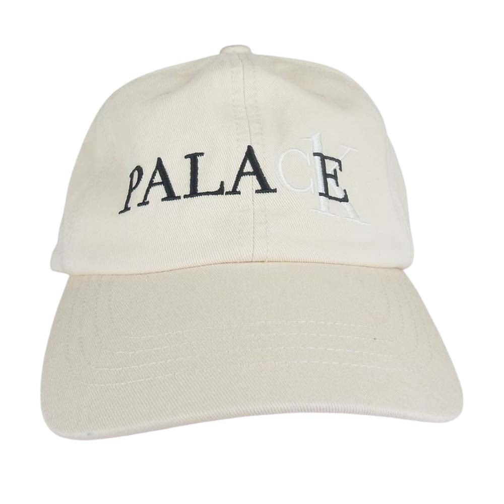 パレス ×Calvin Klein カルバンクライン CK1 6-PANEL CLASSIC CAP 6パネル クラシック キャップ ベージュ系 OS【中古】