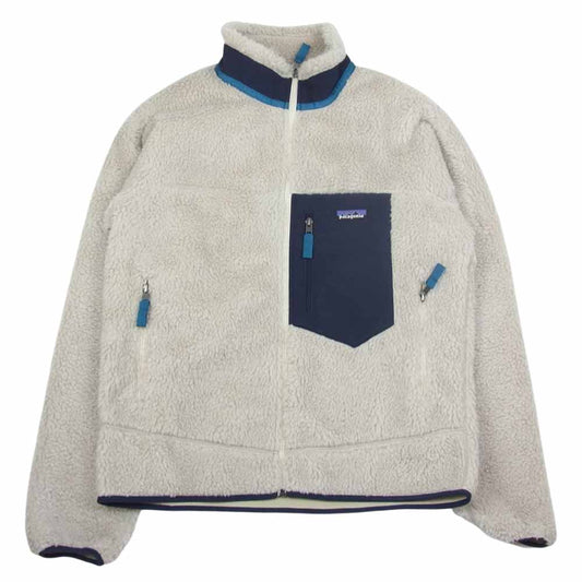 patagonia パタゴニア 22AW 23056 Classic Retro-X Jacket クラシック レトロX フリース ジャケット オフホワイト系 M【美品】【中古】
