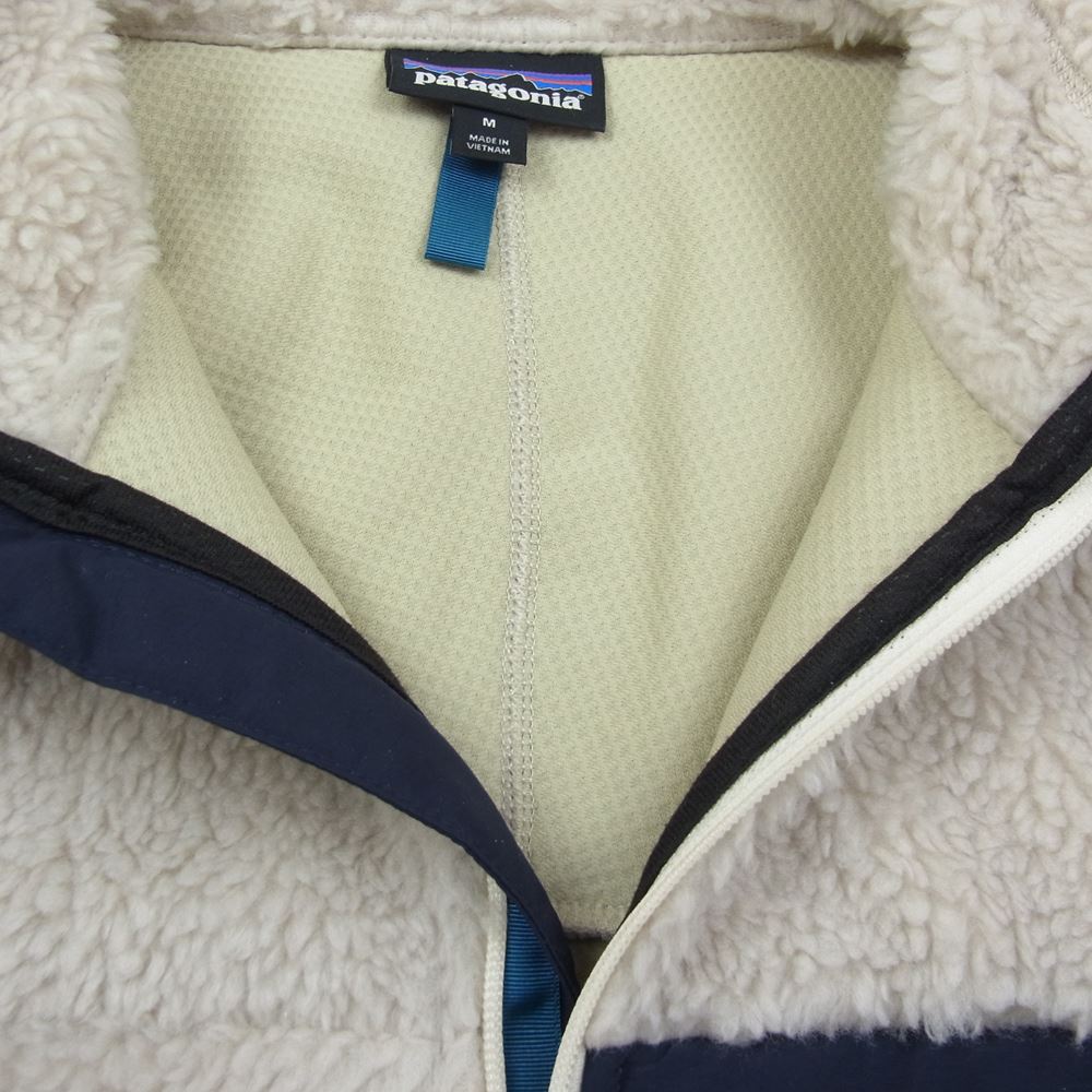 patagonia パタゴニア 22AW 23056 Classic Retro-X Jacket クラシック レトロX フリース ジャケット オフホワイト系 M【美品】【中古】