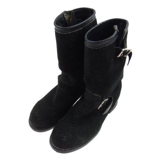 Chippewa チペワ 91069 スエード エンジニア ブーツ ブラック系【中古】