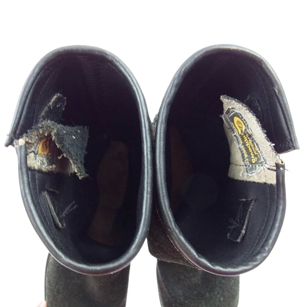 Chippewa チペワ 91069 スエード エンジニア ブーツ ブラック系【中古】