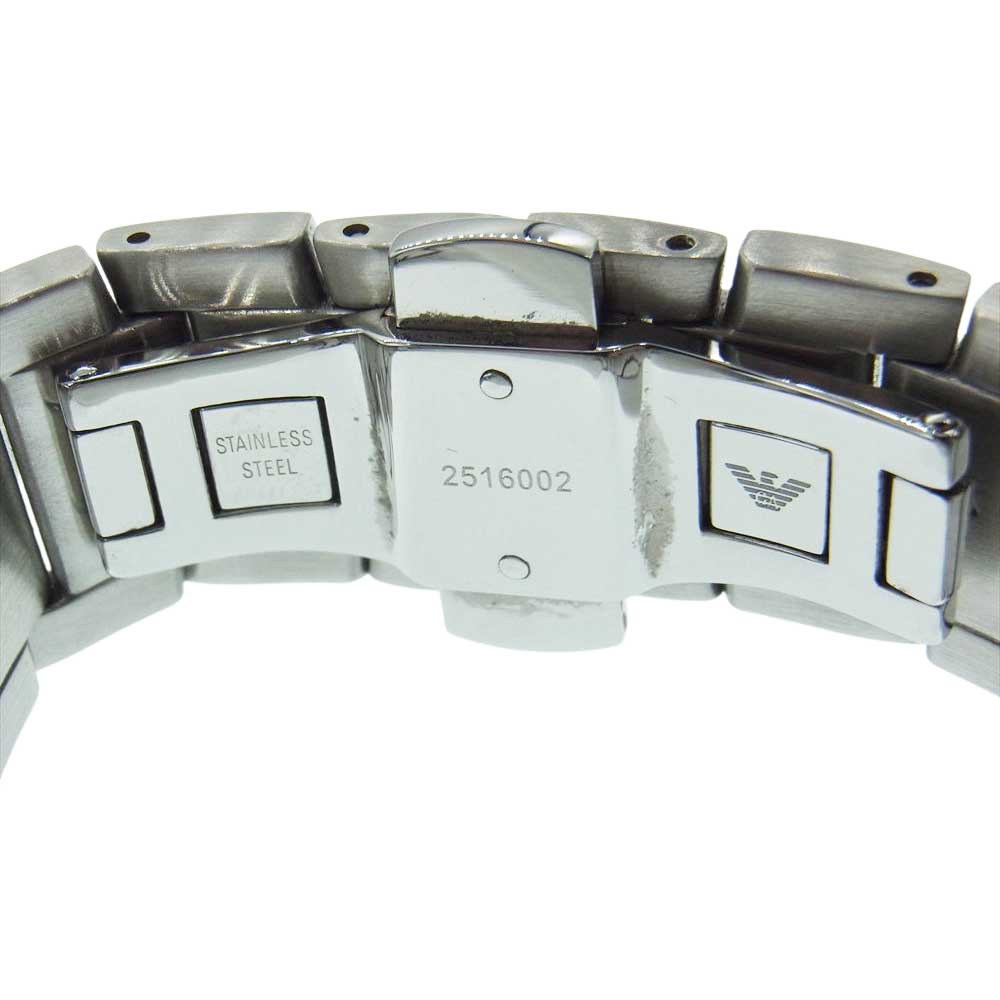 Emporio Armani エンポリオ・アルマーニ AR-2448 クオーツ 腕時計 ウォッチ シルバー系【中古】