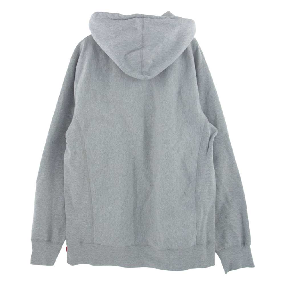 Supreme シュプリーム 16AW Box Logo Hooded Sweatshirt ボックスロゴ フーデッド スウェット シャツ プルオーバー パーカー グレー系 XL【中古】