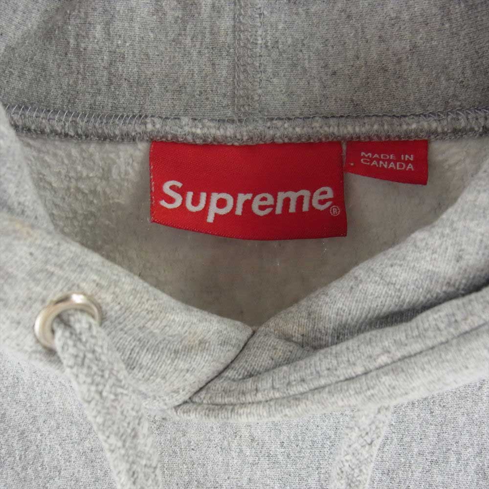 Supreme シュプリーム 16AW Box Logo Hooded Sweatshirt ボックスロゴ フーデッド スウェット シャツ プルオーバー パーカー グレー系 XL【中古】