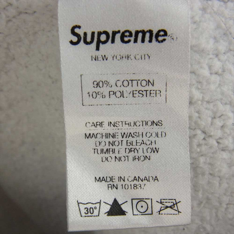 Supreme シュプリーム 16AW Box Logo Hooded Sweatshirt ボックスロゴ フーデッド スウェット シャツ プルオーバー パーカー グレー系 XL【中古】