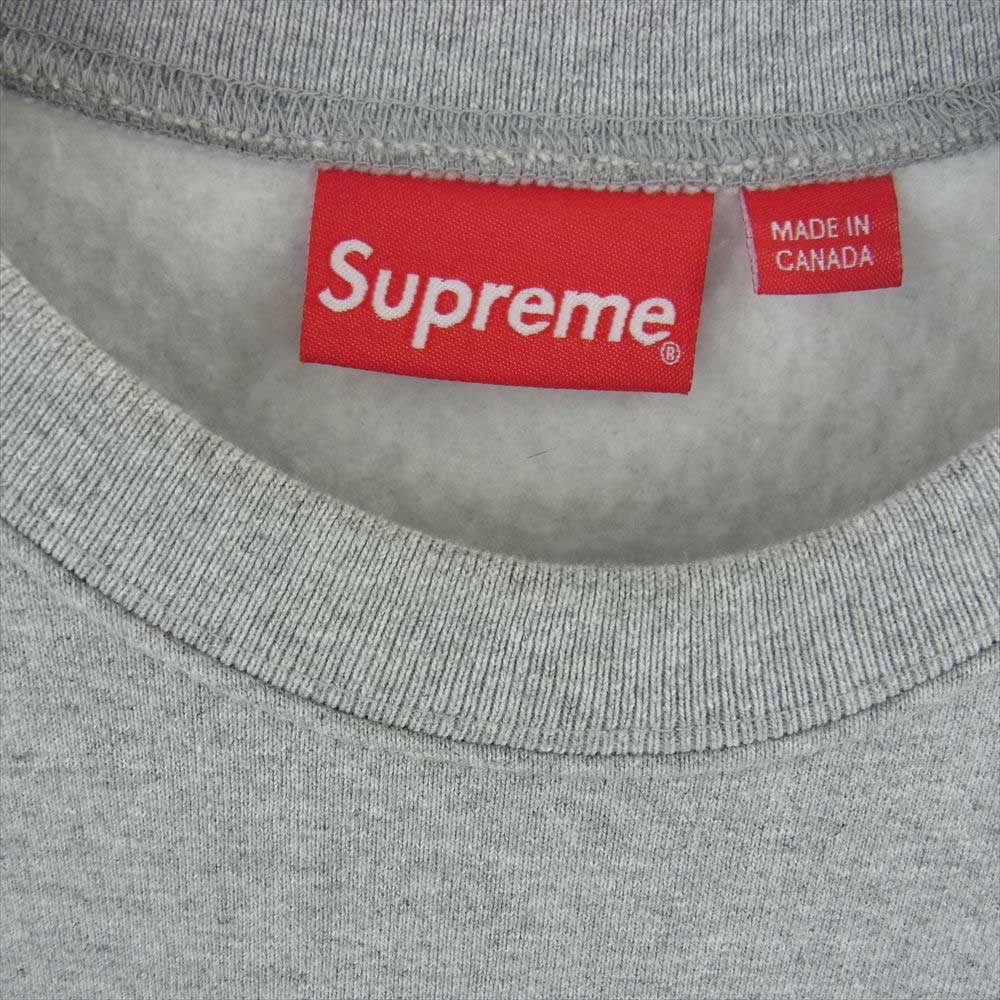 Supreme シュプリーム 22AW Box Logo Crewneck ボックス ロゴ クルーネック スウェット トレーナー グレー系 L【中古】