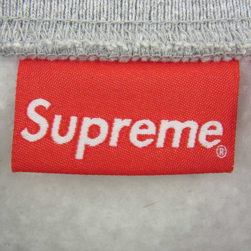 Supreme シュプリーム 22AW Box Logo Crewneck ボックス ロゴ クルーネック スウェット トレーナー グレー系 L【中古】