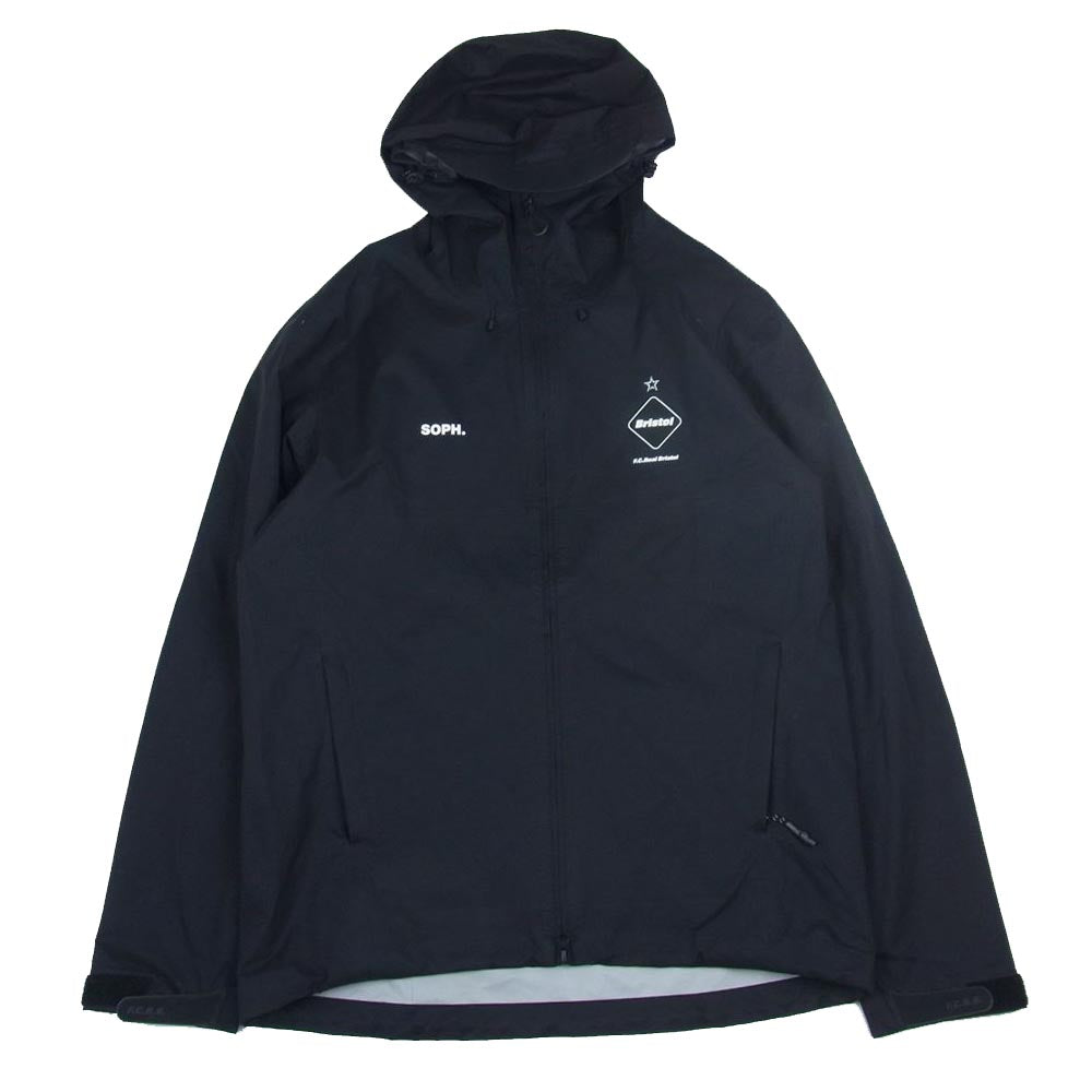 F.C.R.B. エフシーアールビー 20AW FCRB-202036 F.C.Real Bristol 2.5レイヤー ナイロン レイン ジャケット RAIN JACKET ソフ エフシーレアルブリストル ブラック系 M【中古】