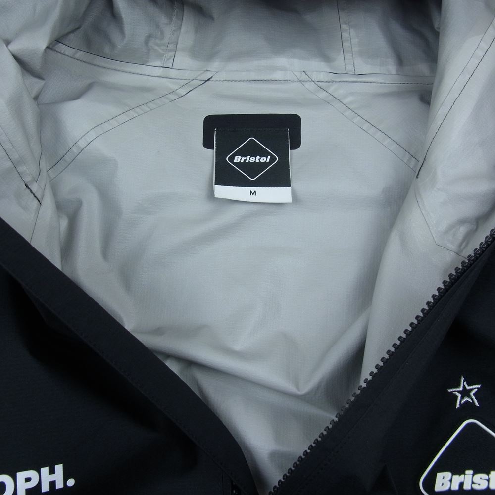 F.C.R.B. エフシーアールビー 20AW FCRB-202036 F.C.Real Bristol 2.5レイヤー ナイロン レイン ジャケット RAIN JACKET ソフ エフシーレアルブリストル ブラック系 M【中古】