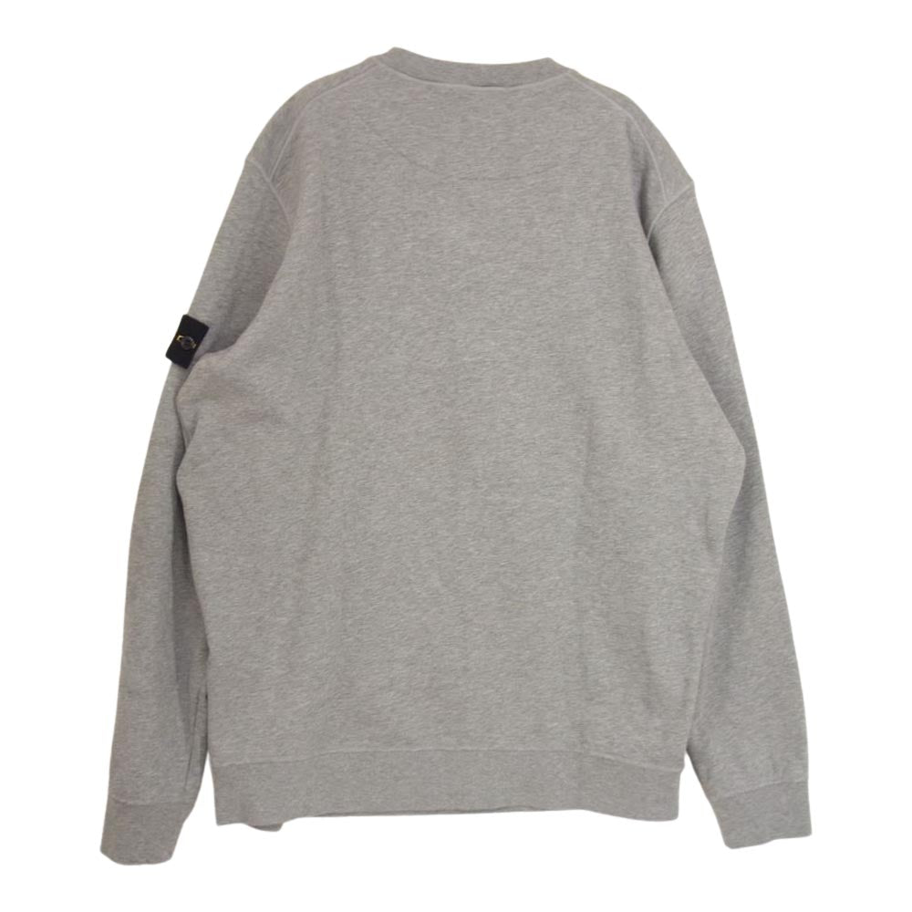 STONE ISLAND ストーンアイランド 101563051 袖 ロゴ パッチ クルーネック スウェット グレー系 XXL【中古】