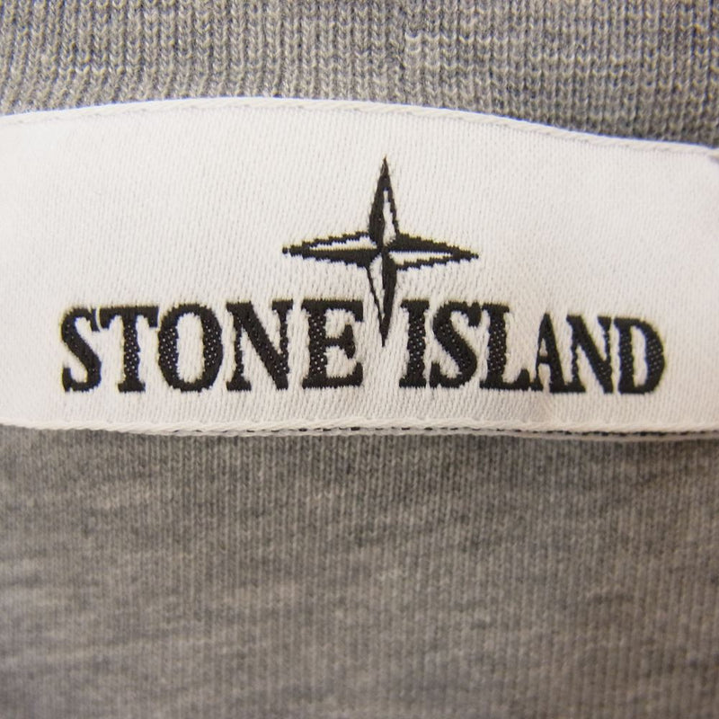 STONE ISLAND ストーンアイランド 101563051 袖 ロゴ パッチ クルーネック スウェット グレー系 XXL【中古】