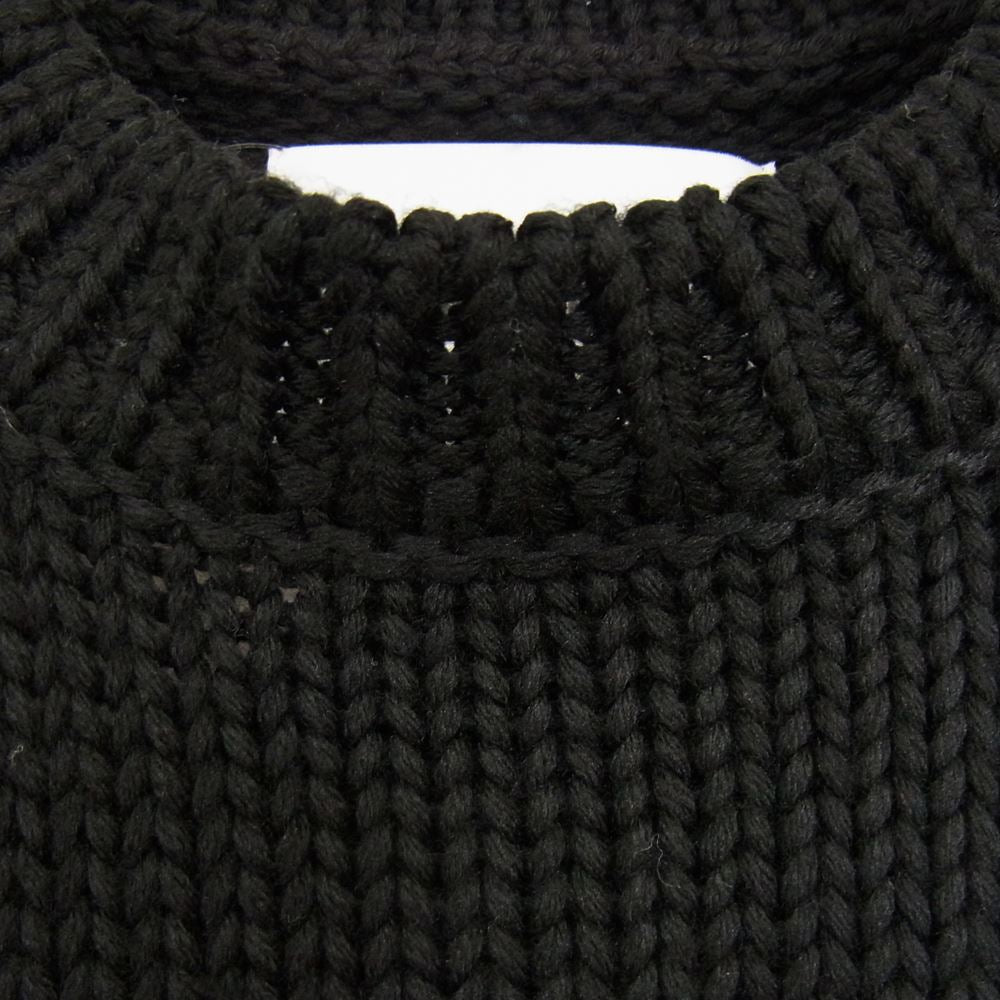 WTAPS ダブルタップス 22AW 222MADT-KNM02 ARMT SWEATER クロスボーン クルーネック ニット ブラック系 03【中古】