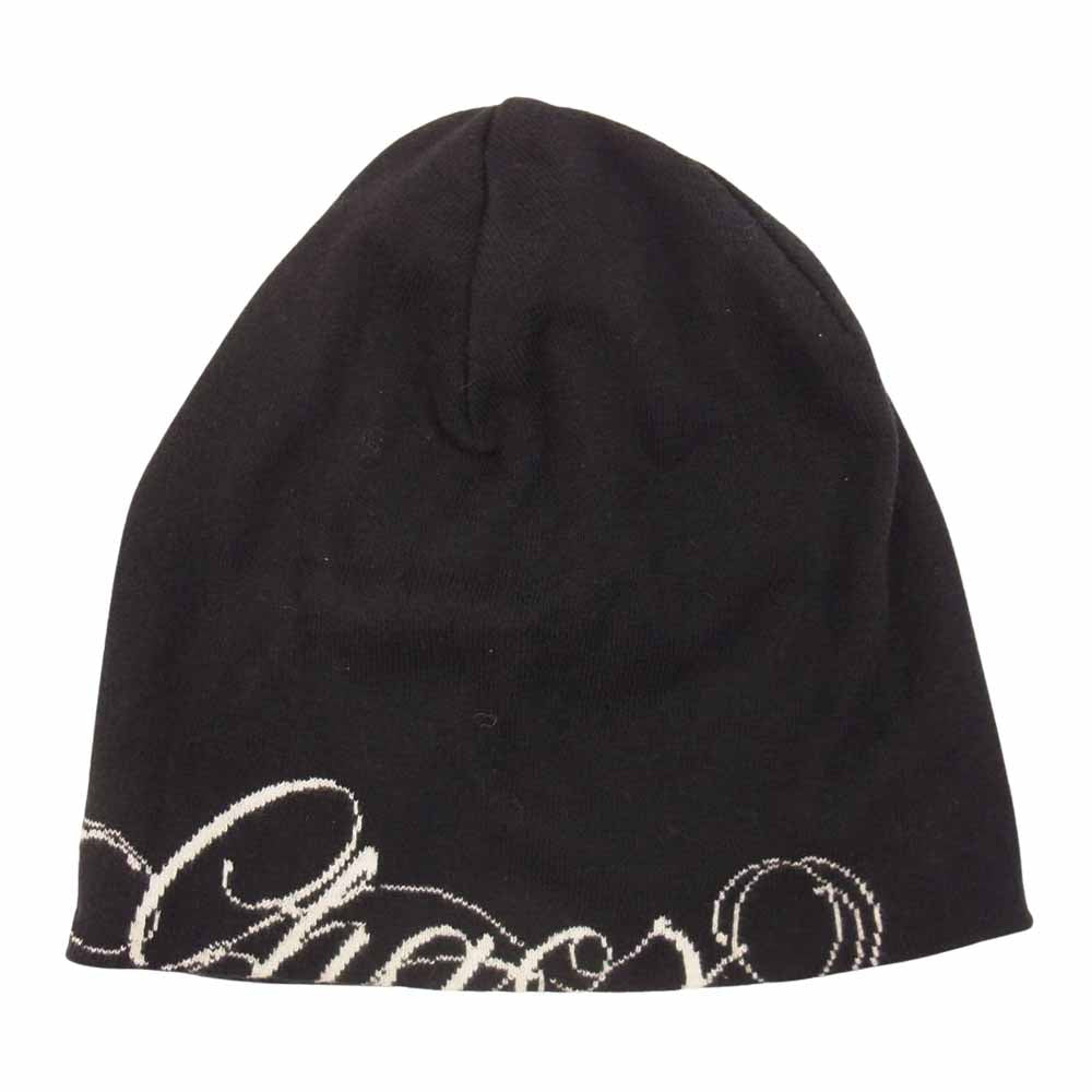 UNDERCOVER アンダーカバー UCR4H03 ロゴ ニット帽 ビーニー ブラック ブラック系【中古】