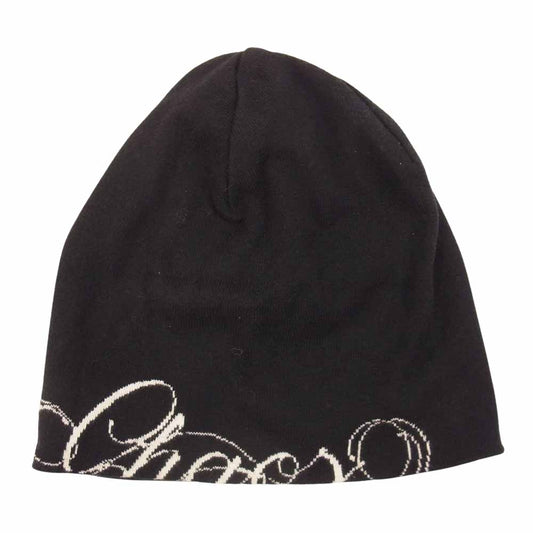 UNDERCOVER アンダーカバー UCR4H03 ロゴ ニット帽 ビーニー ブラック ブラック系【中古】