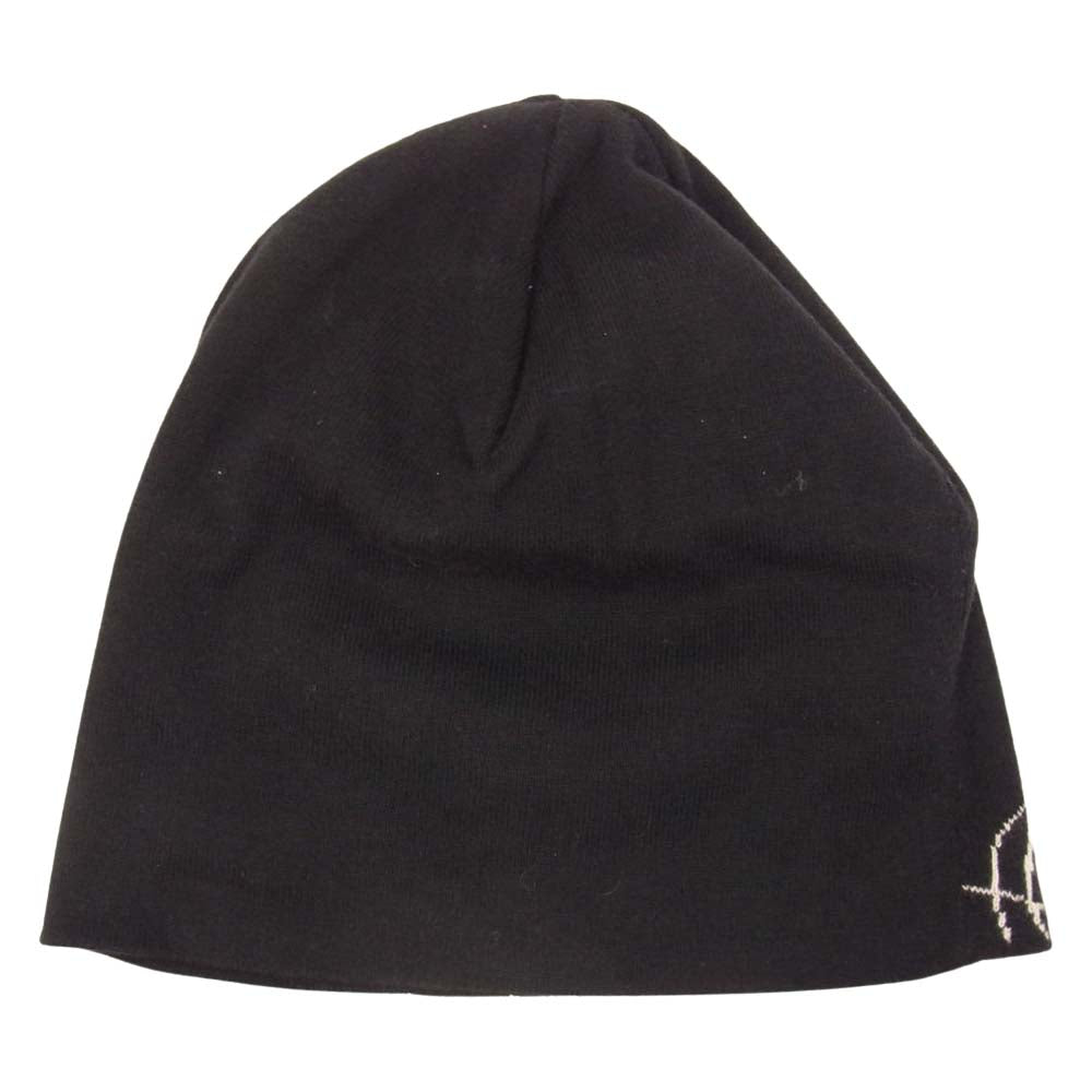 UNDERCOVER アンダーカバー UCR4H03 ロゴ ニット帽 ビーニー ブラック ブラック系【中古】